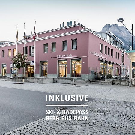 Badehotel Belvair Scuol Bagian luar foto