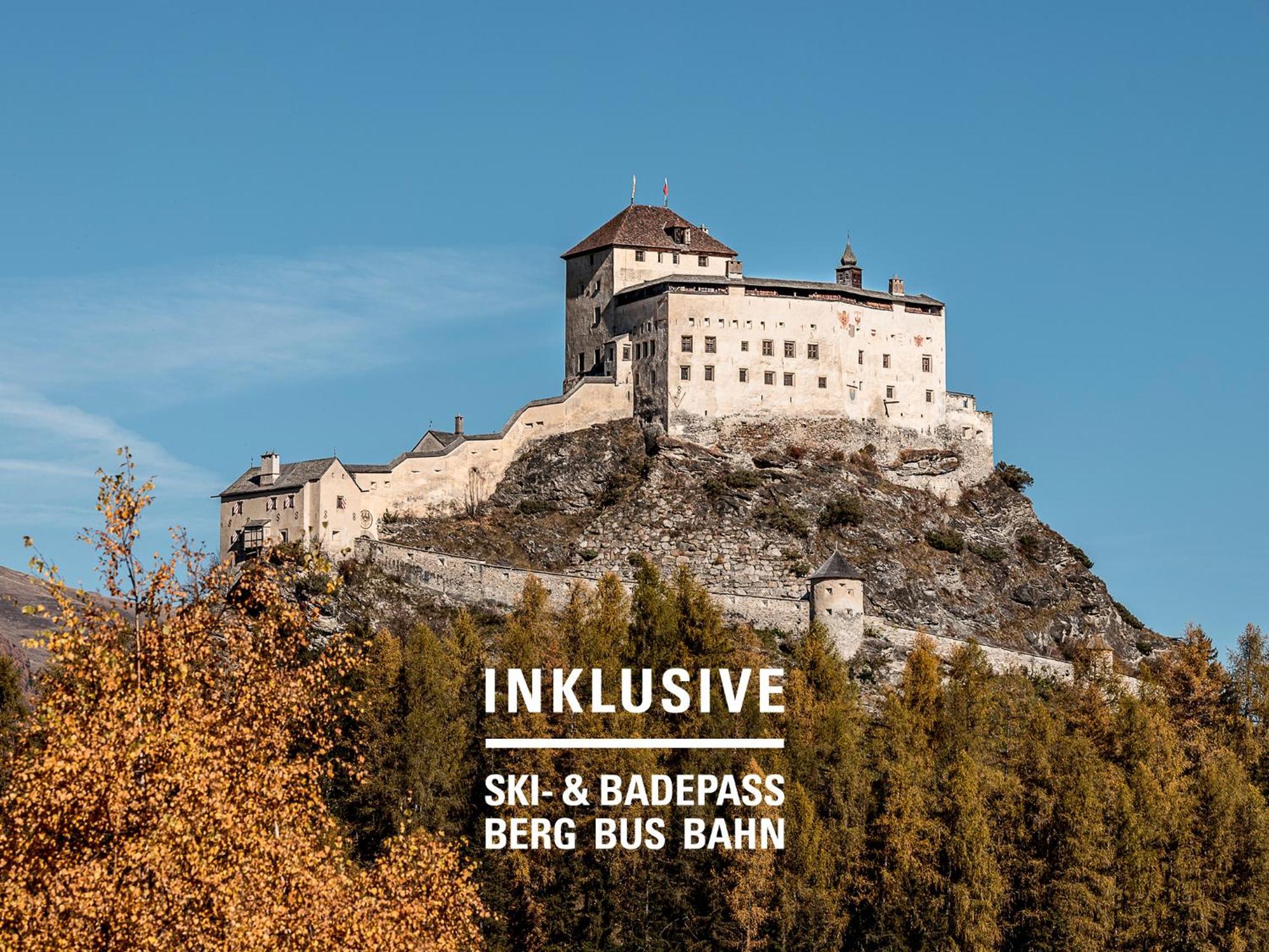 Badehotel Belvair Scuol Bagian luar foto