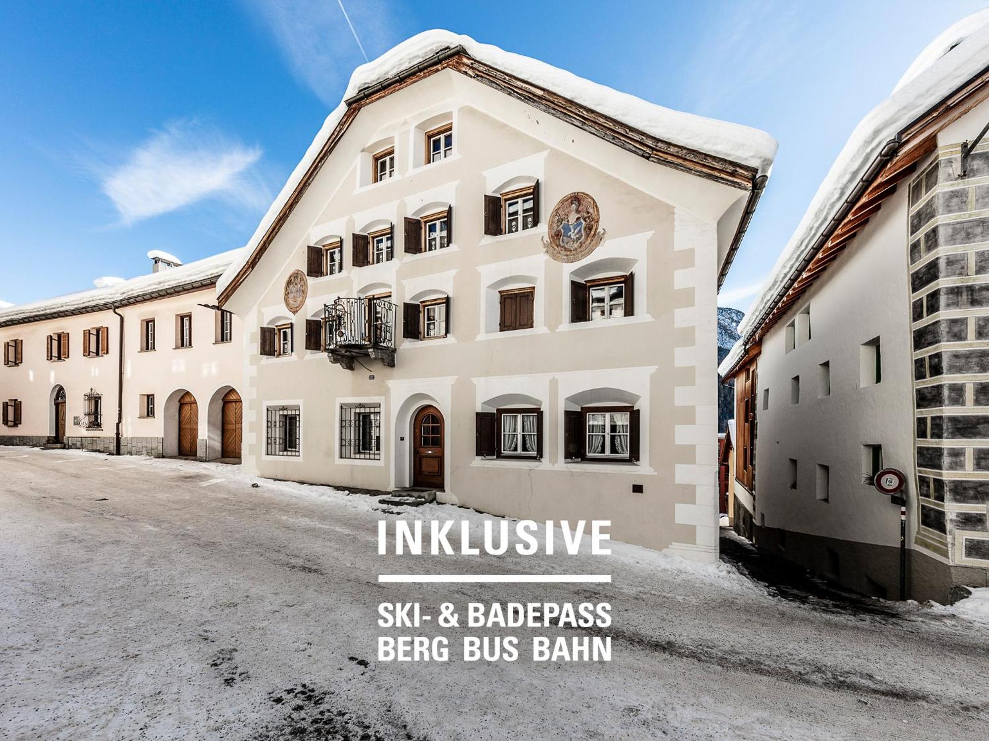 Badehotel Belvair Scuol Bagian luar foto