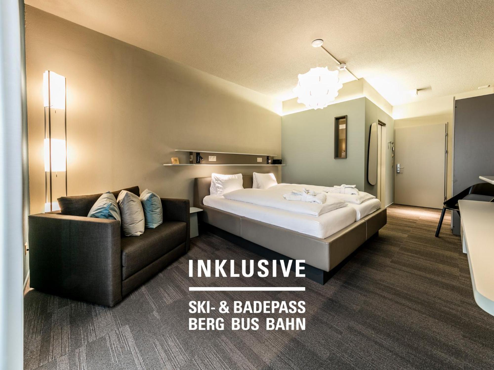 Badehotel Belvair Scuol Bagian luar foto