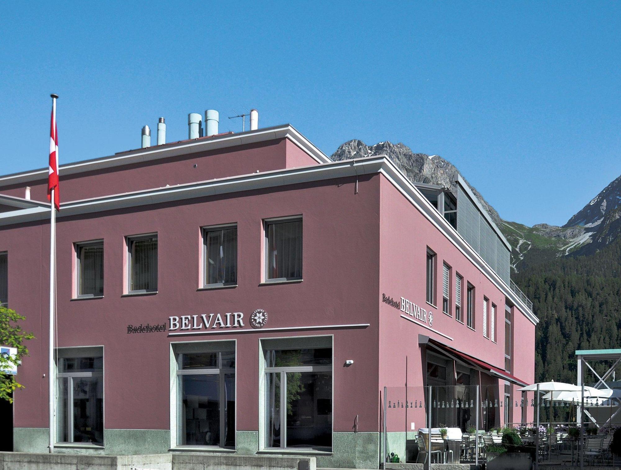 Badehotel Belvair Scuol Bagian luar foto